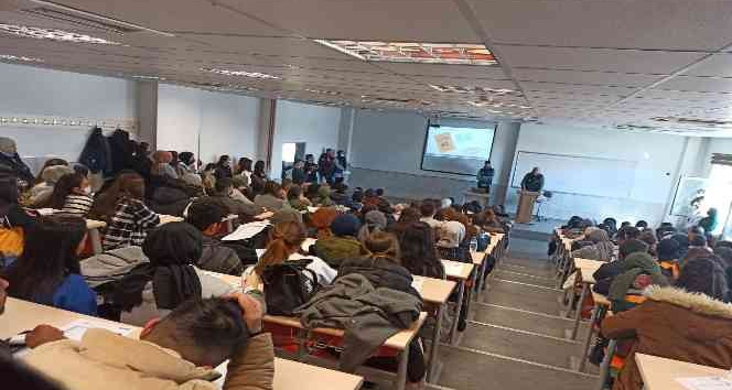 Üniversitede Afet tatbikatı gerçekleştirildi