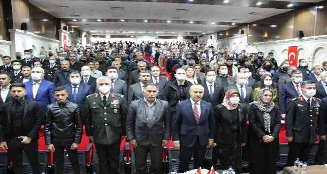 Mardin’de 9 şehit yakınına devlet övünç madalyası verildi