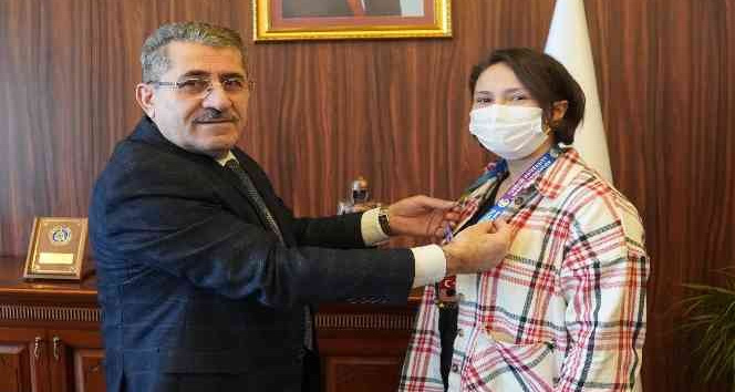 Türkiye üçüncüsü Rektör Cebeci’yi ziyaret etti