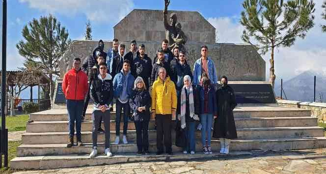 Köşk MYO öğrencilerine Yunan zulmü, yerinde anlatıldı