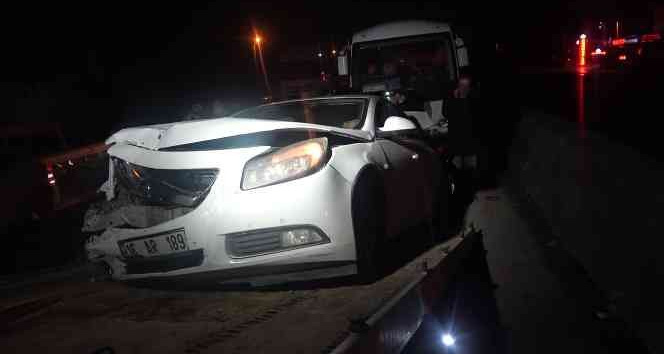 Yalova’da 7 araç birbirine girdi: 1 yaralı