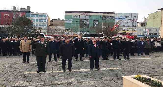 Iğdır’da Çanakkale Zaferi’nin 107. yıldönümü dolayısıyla tören düzenlendi