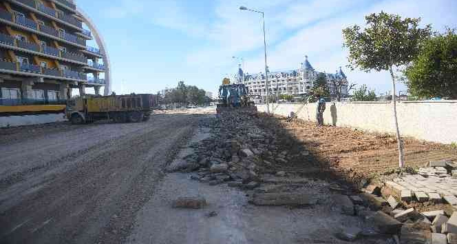 Alanya Türkler’de 12 bin metrekare parke yol çalışması