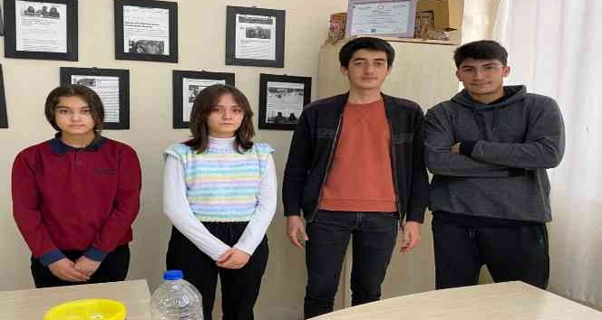 Dört öğrenci atık yağdan elektrik üretti