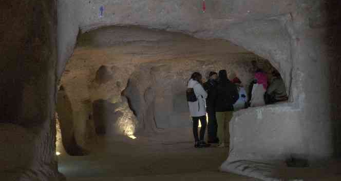 Soğuk hava yer altı şehrine yaradı