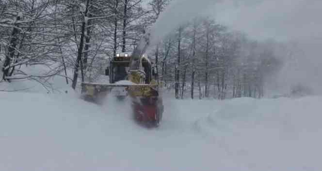 Ordu’da kar kalınlığı 2,5 metreyi geçti