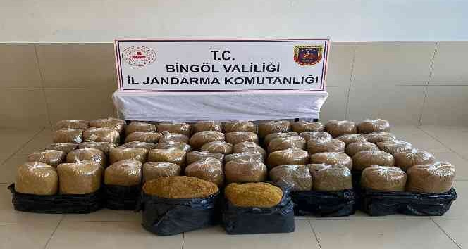 Bingöl’de 344 kilo kıyılmış tütün ele geçirildi