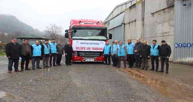 Ordu’dan İdlib’e kardeş yardımı