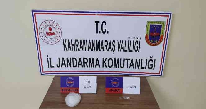 Kahramanmaraş’ta bir şahıs uyuşturucu ile yakalandı