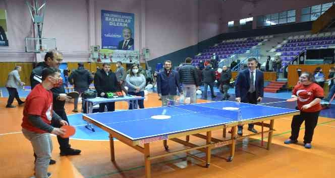 Özel çocuklar spor faaliyetleri ile eğlendi