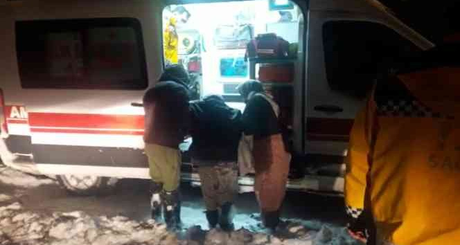 Yaşlı kadının ambulans hassasiyeti duygulandırdı