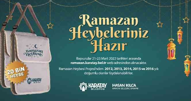 Karatay Belediyesi’nden çocuklara özel Ramazan heybesi