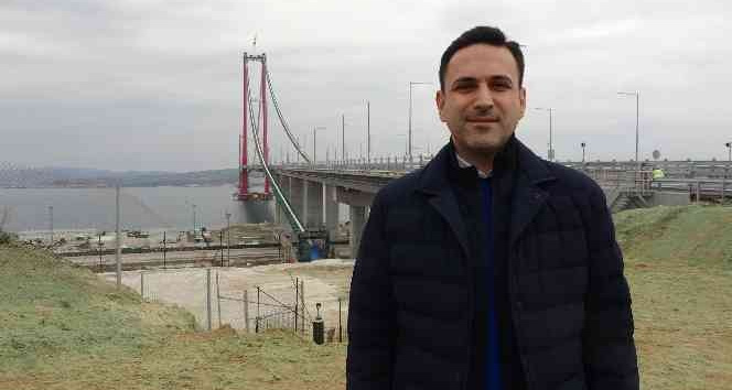 AK Parti’li Makas, 1915 Çanakkale Köprüsü’nün inceledi