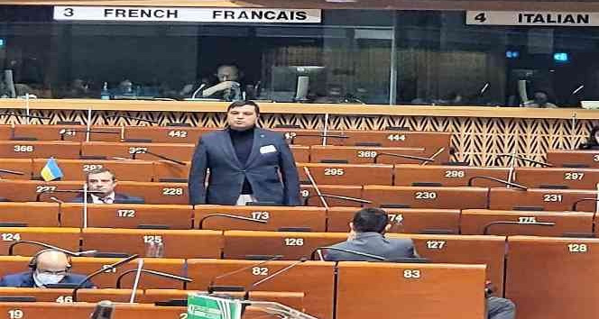 Başkan Çakın, Türk heyeti adına Avrupa Konseyinde Ukrayna savaşını anlattı