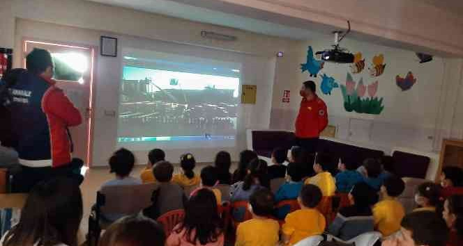 Kırıkkale Belediyesi İtfaiyesinden öğrencilere eğitim