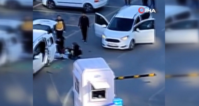 Husumetli olduğu kişilerle önce tartıştı sonra silahla ateş açtı: O anlar kamerada
