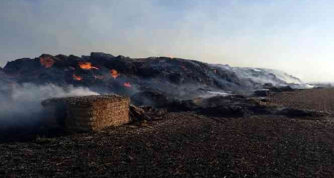 Yozgat’ta bin 500 saman balyası küle döndü