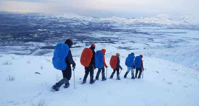Kar üstünde eğitim kampı