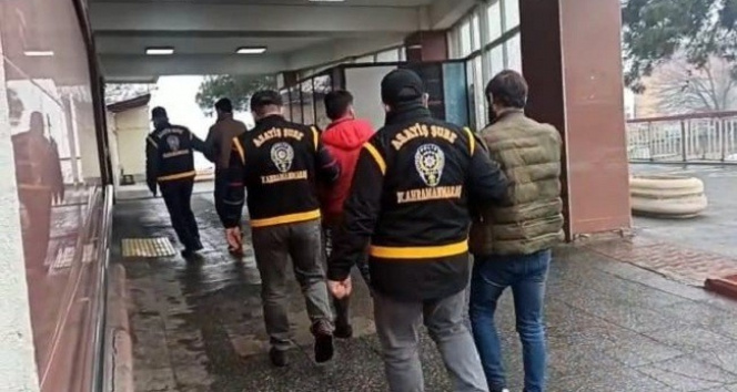 Kahramanmaraş’ta aranan 110 kişiden 62’si tutuklandı