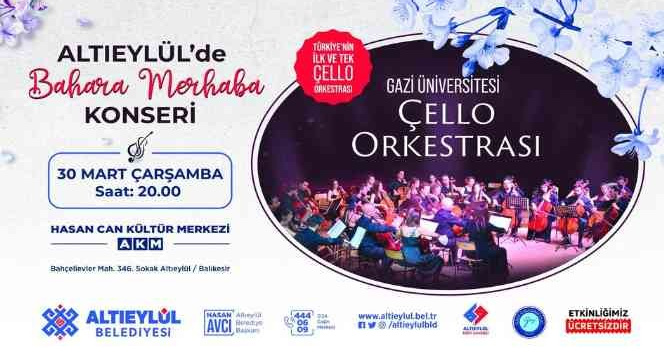 Altıeylül’de bahara merhaba konseri