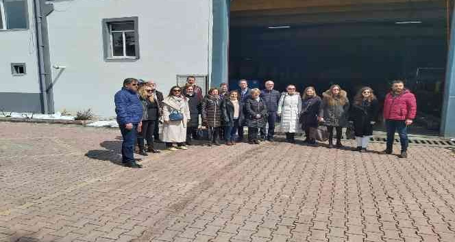 Avrupalı iş adamları Nevşehir’deki firmalarda incelemelerde bulundu