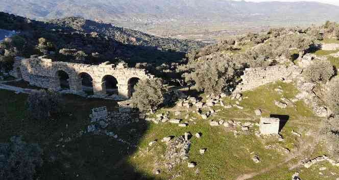 Alinda Antik Kenti bakanlıktan gelecek müjdeli haberi bekliyor