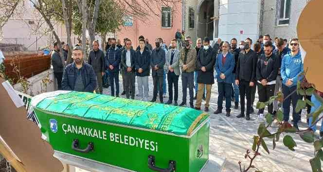 Çanakkale’de denizde boğulan genç için cenaze töreni düzenlendi