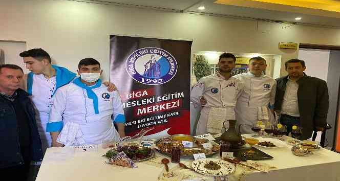 Biga Mesleki Eğitim Merkezi öğrencileri ödülle döndü
