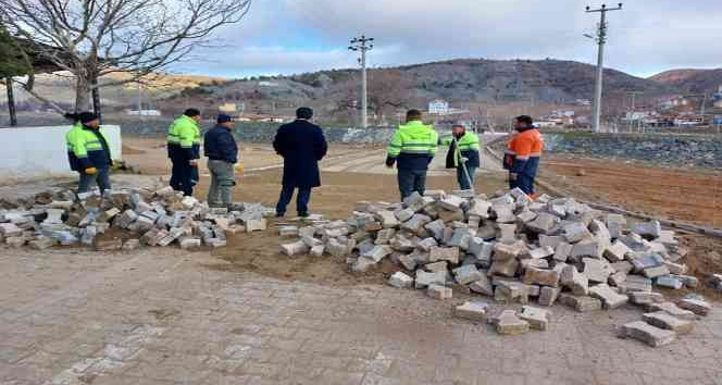 Delice’de üstyapı çalışmaları sürüyor