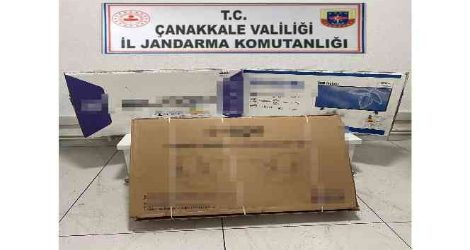 Marketten televizyon çalan hırsız yakalandı
