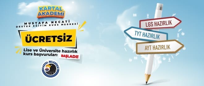 Kartal Belediyesi’nden lise ve üniversiteye hazırlanan öğrencilerin eğitimine destek