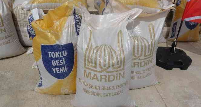 Mardin’de üreticilere yüzde 90 hibe ile yem dağıtıldı