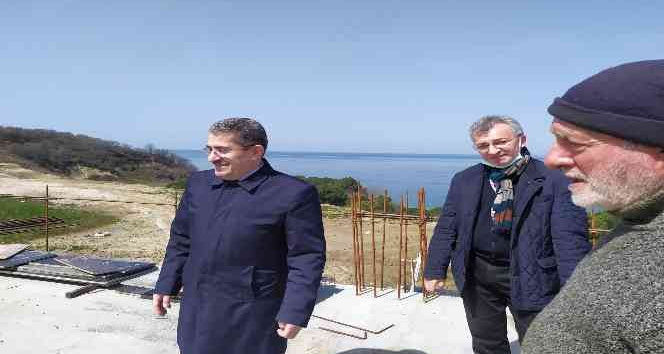 Rektör Cebeci’den Kampüs Cami inşaatında inceleme