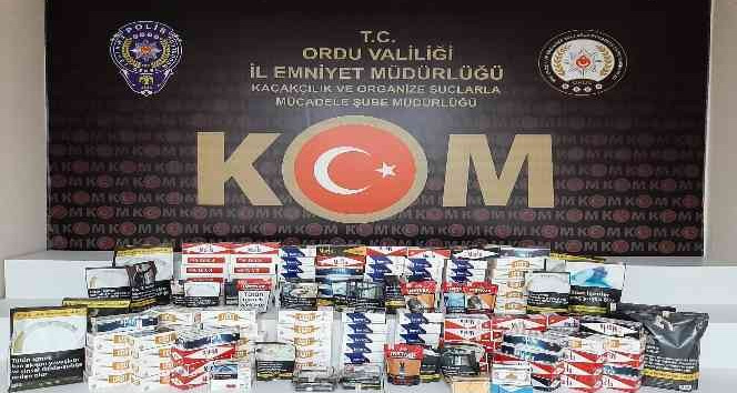 Ordu’da kaçak sigaraya yönelik çalışmalar sürüyor