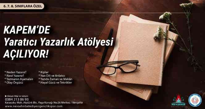 ’ Yazarlık Atölyesi’ kayıtları başladı