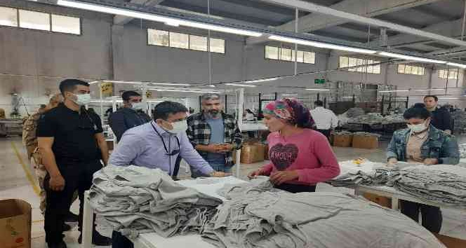 Cizre Kaymakamı Tunç, Organize Sanayi Bölgesi’nde incelemelerde bulundu