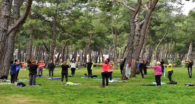 Konyaaltı’nda sabah sporu