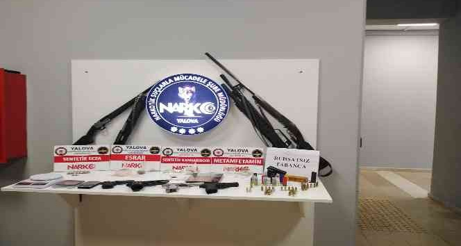 Yalova’daki uyuşturucu operasyonlarında 1 kişi tutuklandı