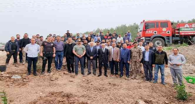 Polis Hatıra Ormanı’nda 177 fidan toprakla buluşturuldu