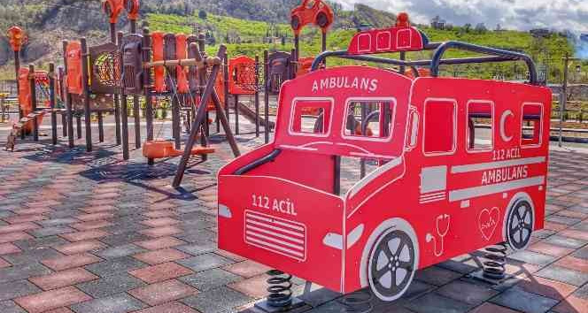 Çocuklar bu pistte trafik kurallarını eğlenerek öğrenecek