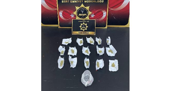 Çay ocağını uyuşturucu tezgahı olarak kullanan şahıs tutuklandı