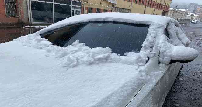 Ordu’da kar kalınlığı 5 santime ulaştı