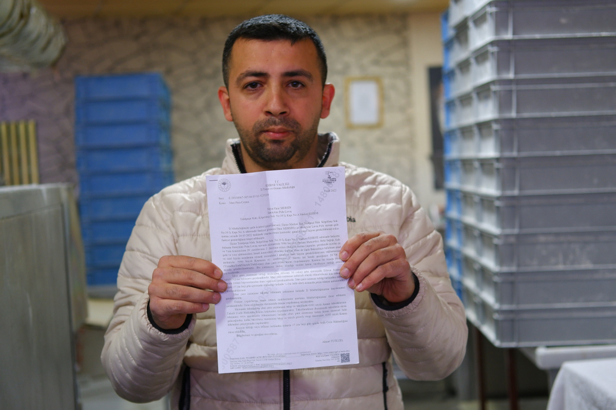 Edirne'de skandal görüntülerin yaşandığı fırının sahibi konuştu