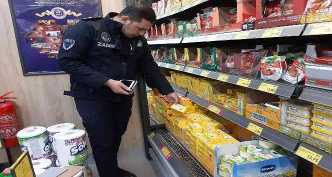 Zabıtadan fiyat ve etiket denetimi
