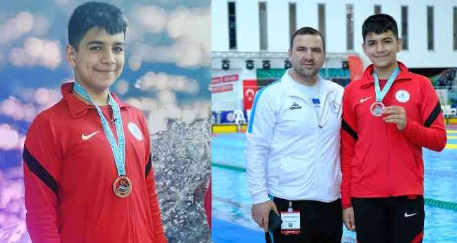 Nevşehirli Yüzücü Trabzon’dan Bronz Madalya ile döndü