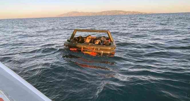 Datça’da 13 düzensiz göçmen kurtarıldı