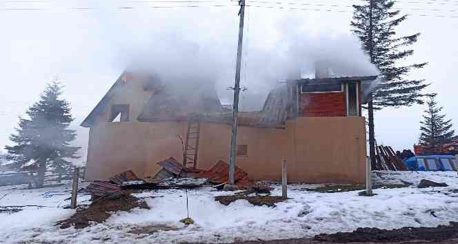 Ordu’da tomruk deposunda korkutan yangın
