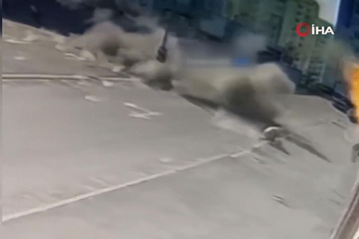 Harkov’da sivillere yönelik saldırı görüntüsü ortaya çıktı