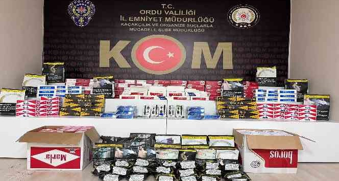 Ordu’da kaçak tütüne karşı mücadele
