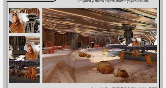 DPÜ Mimarlık Fakültesi öğrencilerinin eserleri kongrede sergilendi